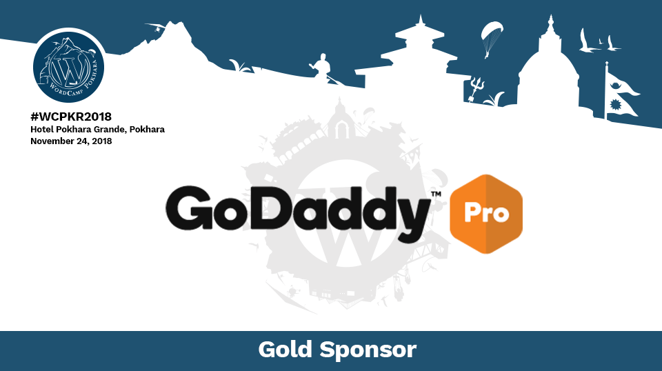 Thank you GoDaddy for being Gold Sponsor