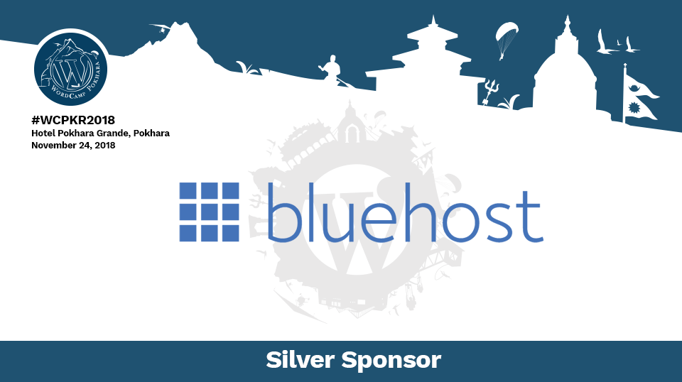 Thank you Bluehost for being Silver Sponsor