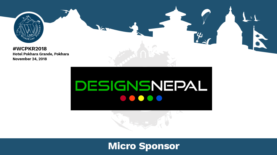 Thank you Designs Nepal Creative Solutions for being Micro Sponsor