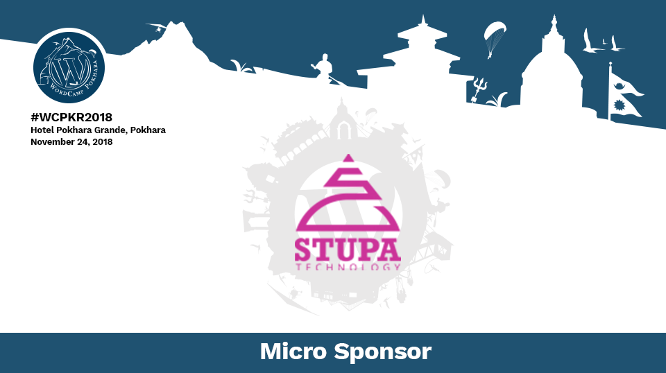 Thank you Stupa Technology for being Micro Sponsor