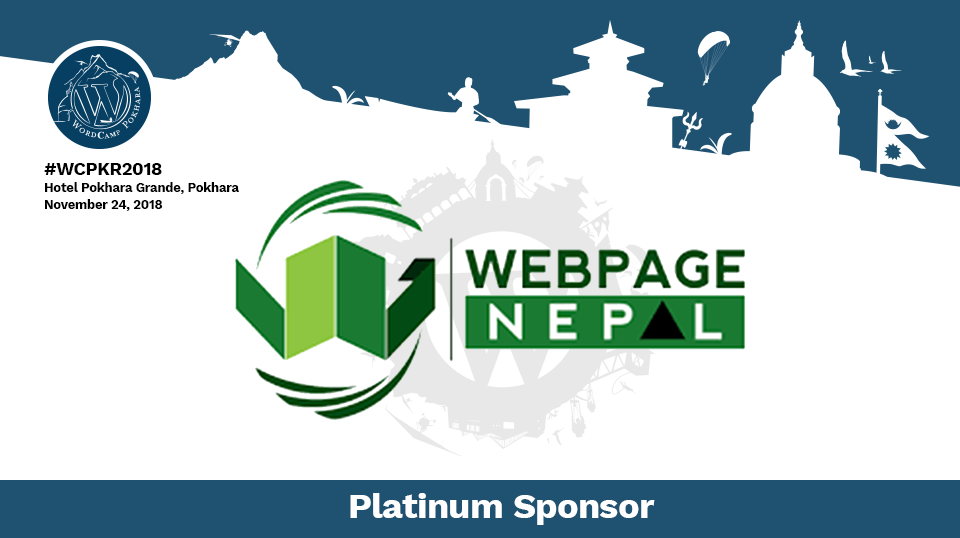 Thank you Webpage Nepal for being Platinum Sponsor